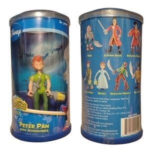 Disney Peter Pan Action Figure Pirates Heroes w/ Accessories 2006 Never Opened